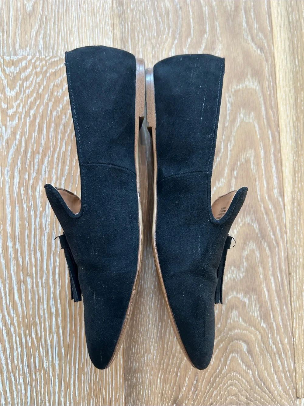 J. Crew Faux Suede Tassel Loafer Size 7